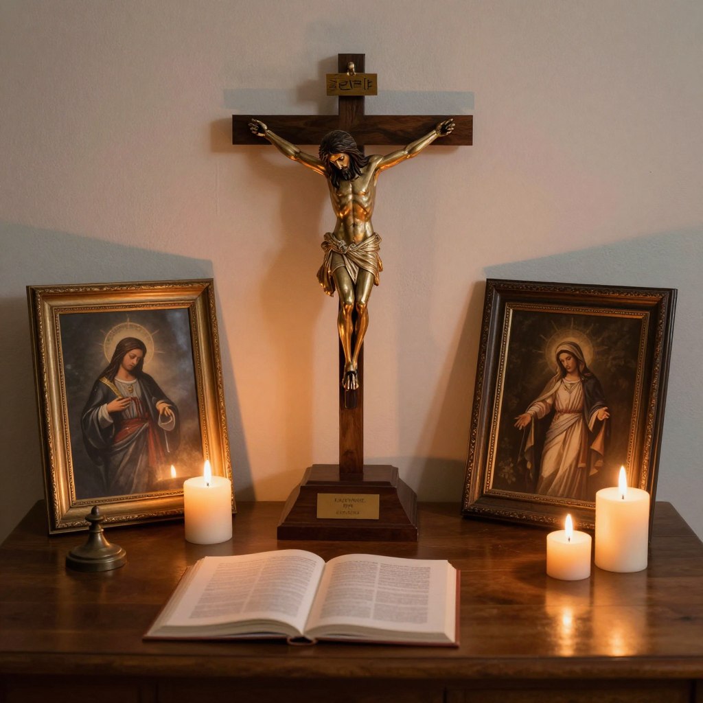 Osobista modlitwa drogi krzyżowej w domowym zaciszu
